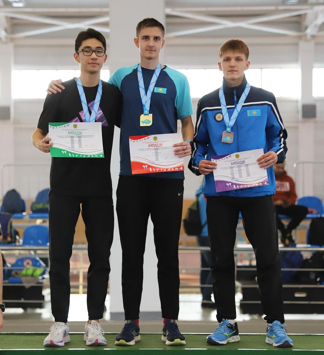 Результаты Чемпионата Республики Казахстан по лёгкой атлетике в помещении среди юниоров, юношей и девушек